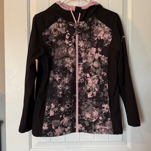 Free country, girls Black and Pink Zip-Up Jacket